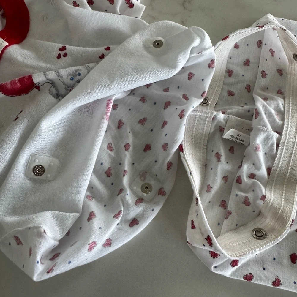 Vintage 90s  Carters Easter pajamas 3T